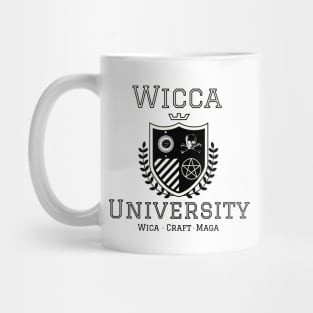 Wicca University sweatshirt, Dark Aesthetic, Goth clothing, plus size wicca art, custom top, Alt clothing, Witch sweatshirt, witch fashion Mug